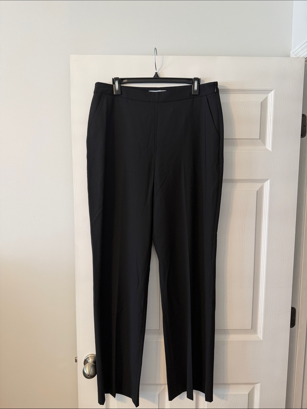 ANTONIO MELANI Wool Black Dress Pants  size 12 Straight  1 inseam 32” waist 32